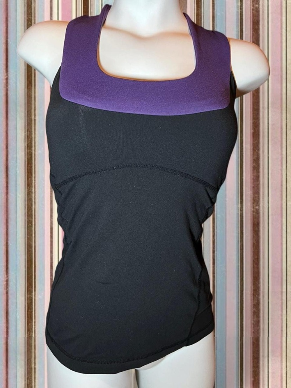 lululemon athletica Black Athletic Tank Top